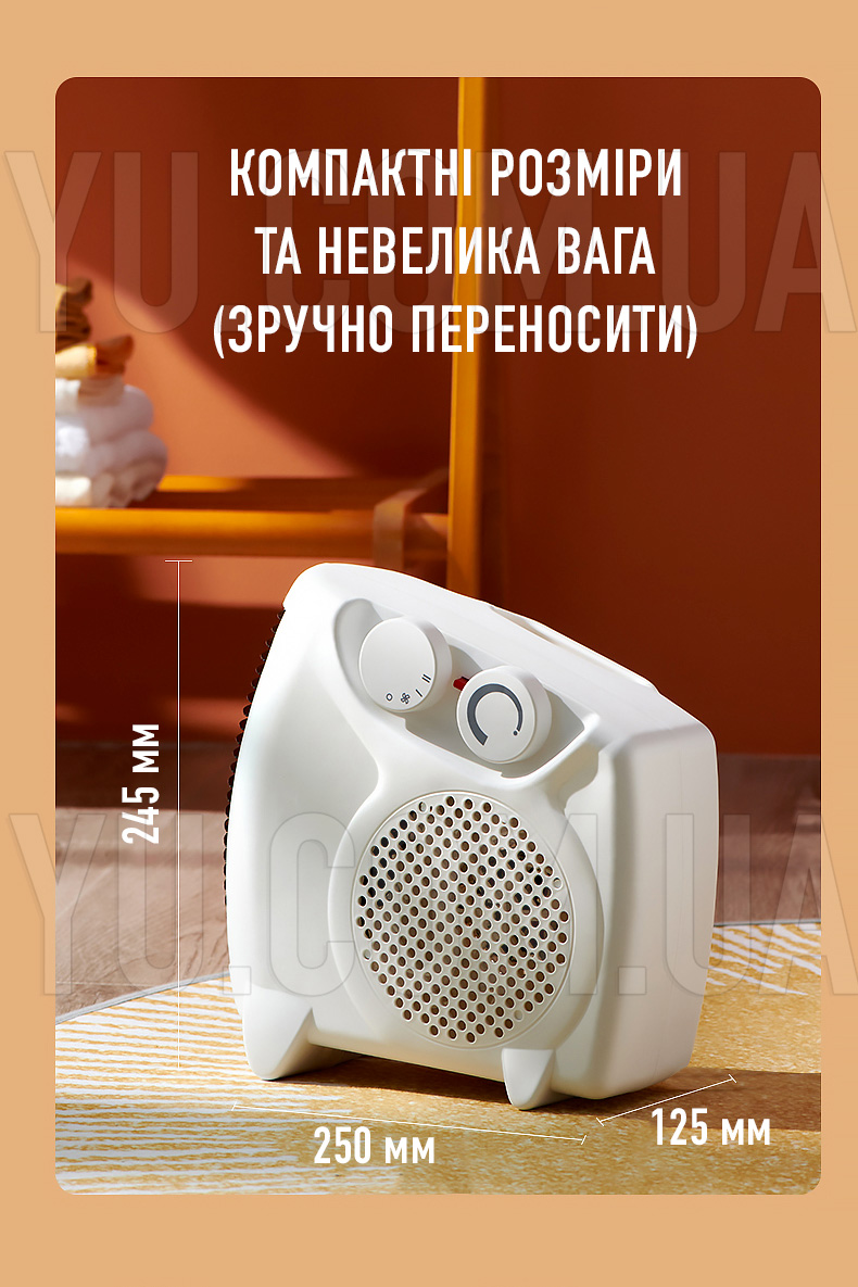 Електрообігрівач тепловентилятор RAF 1183 2000W